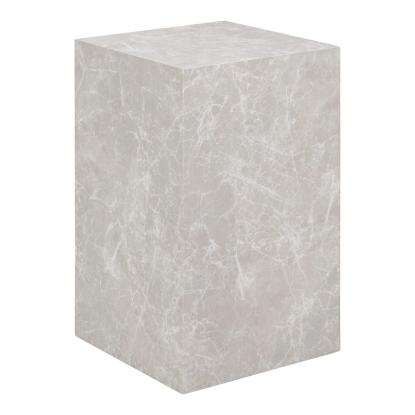 Hjørnebord, marmor look, beige, 30x30x50 cm
