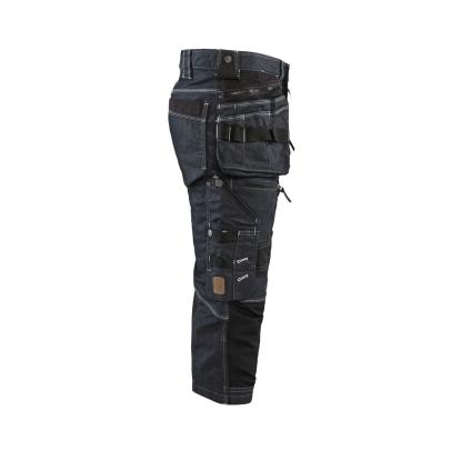 Blåkläder 1991 håndværker knickers stretch x1900, marineblå/sort
