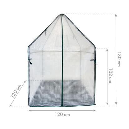 Westmann Chili overvintringstelt/drivhus, PE-folie, hvid, 180 x 120 x 120 cm