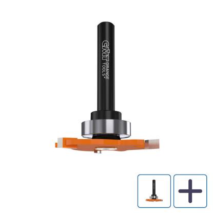 CMT slidsfræser med holder, HM, K8 - Ø47 mm