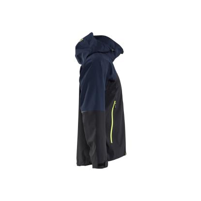 Blåkläder 4980 striker skaljakke 4-vejs stretch, mørk marineblå/hi-vis gul