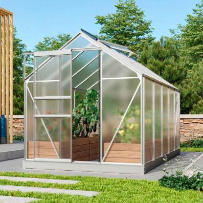 Vitavia Venus 6200 drivhus, alu, 6,2 m², 4 mm poly