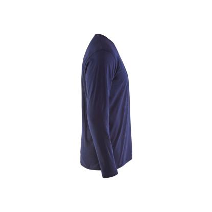 Blåkläder 3500 t-shirt lang ærme, marineblå
