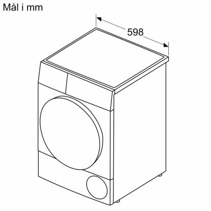 Bosch WTH85V0MSN kondenstørretumbler med varmepumpe, 8 kg