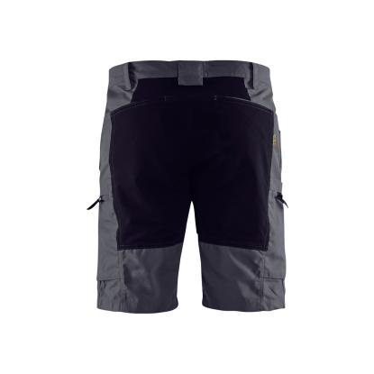 Blåkläder 1449 service shorts med stretch, mellemgrå/sort
