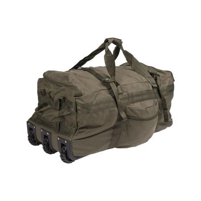 Mil-Tec Combat duffelbag med hjul, olivengrøn - 118 liter