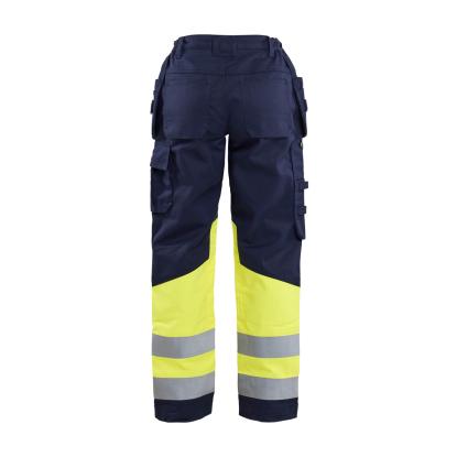 Blåkläder 7081 dame multinorm buks, marineblå/hi-vis gul