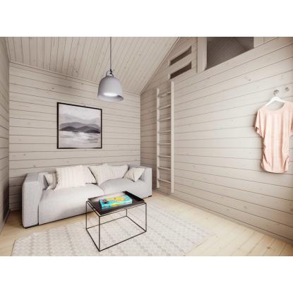 Luoman Lillevilla Tiainen havehus med to rum og hems - 15 m²
