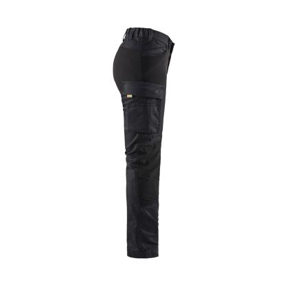 Blåkläder 7147 dame service buks denim stretch, marineblå/sort