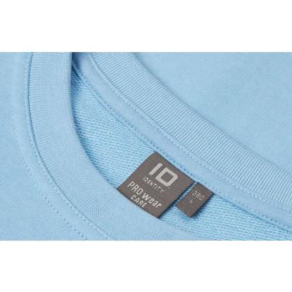 ID PRO Wear CARE 0380 sweatshirt, ubørstet, lys blå