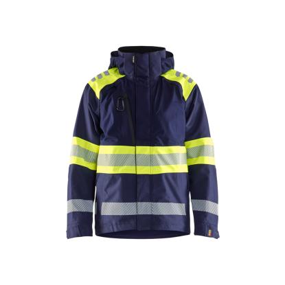 Blåkläder 4420 high vis skaljakke, marineblå/hi-vis gul
