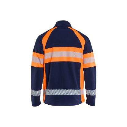 Blåkläder 4713 microfleece jakke, marineblå/hi-vis orange
