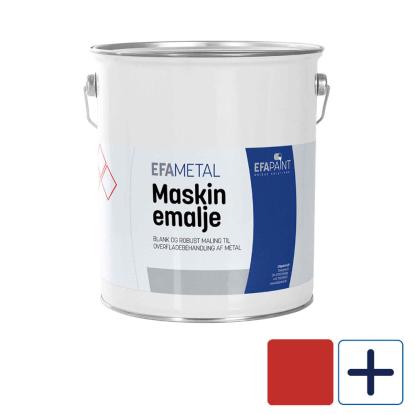 EFAmetal Maskinemalje, blodorange
