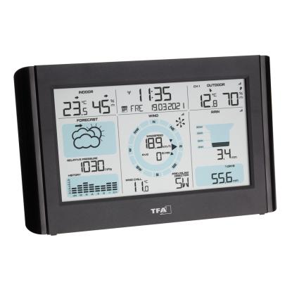 TFA Weather Pro trådløs vejrstation med vind- og regnmåler