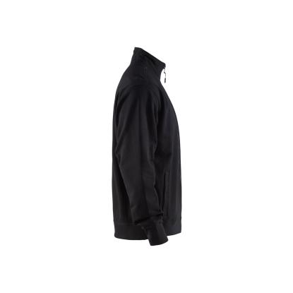 Blåkläder 3371 sweatshirt full zip, sort