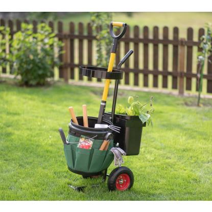 Westmann universal havetrolley, stål, sort/grøn