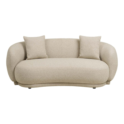 Hawkes 2,5 personers sofa med to puder, sand