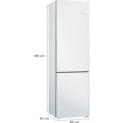 Bosch KGV39VWEA fritstående kølefryseskab, 249 + 94 liter