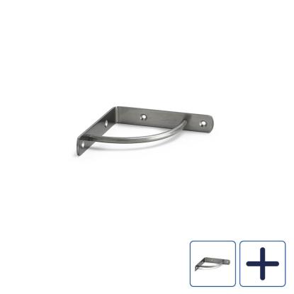 Habo Konvex hyldeknægt, rustfri