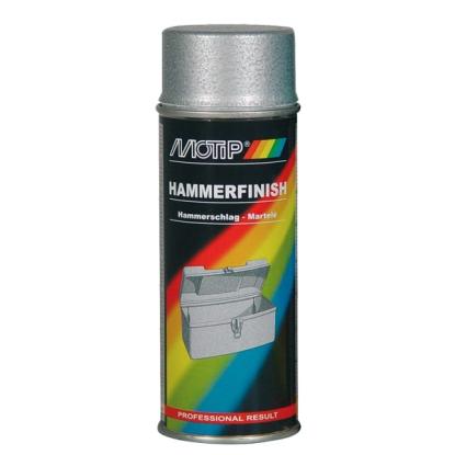 Motip hammerlak spray, 400 ml - sølv