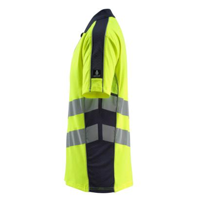 MASCOT SAFE SUPREME Murton poloshirt, hi-vis gul/mørk marine
