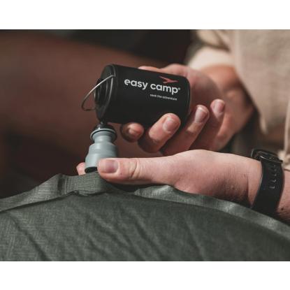 easy camp Allium genopladelig luftpumpe, sort
