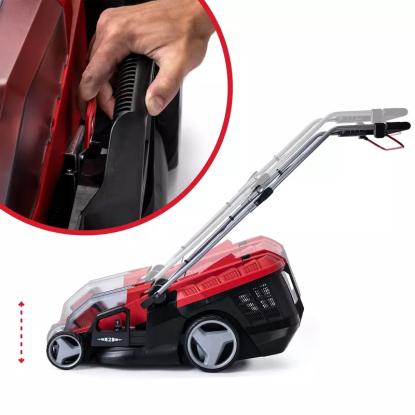 Einhell GE-CM 36/36 18V Li plæneklipper, 36 cm, med 2 x 4,0 Ah batterier og lader Einhell GE-CM 36/36 18V Li plæneklipper, 36 cm, med 2 x 4,0 Ah batte