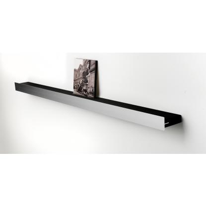 Hoigaard GH-98 gallerihylde, L98 cm, lakeret sort og alu
