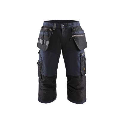 Blåkläder 1597 håndværker knickers med stretch, mørk marineblå/sort