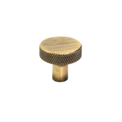 Beslag Design Flat knop, Ø26 mm, antik bronze