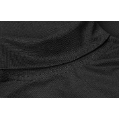 ID T-TIME® 0546 T-shirt med rullekrave, sort