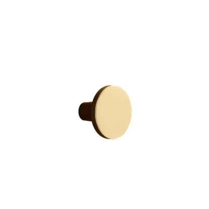 Décor+ knop, messing