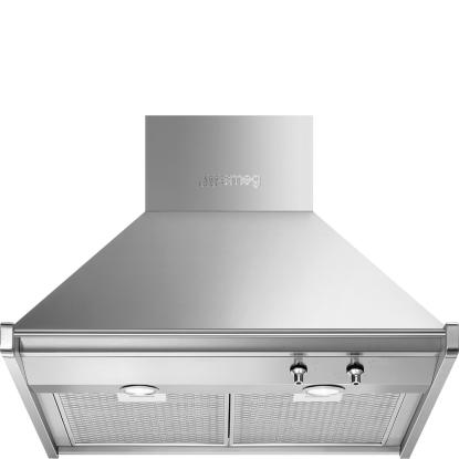 Smeg KD70XE væghængt emhætte, stål, 70 cm