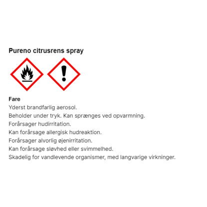 Pureno citrusrens CL-102 - 500 ml