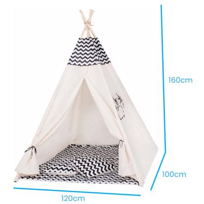 Tipi telt Zebra Wigwam, 100% bomuld