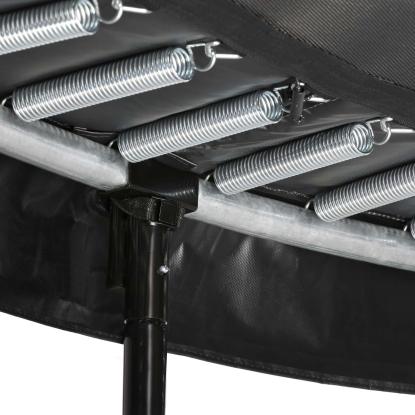 Salta Premium Black Pro trampolin med sikkerhedsnet, Ø260 cm, sort