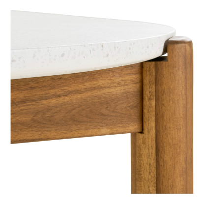 Terracina havebord med terrazzo bordplade, akacie, 95 x 210 cm