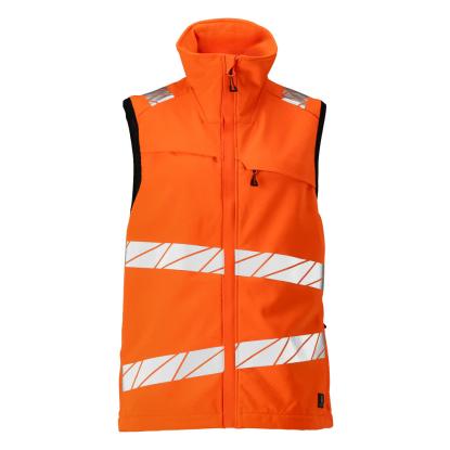 MASCOT ACCELERATE SAFE softshell vest, hi-vis orange