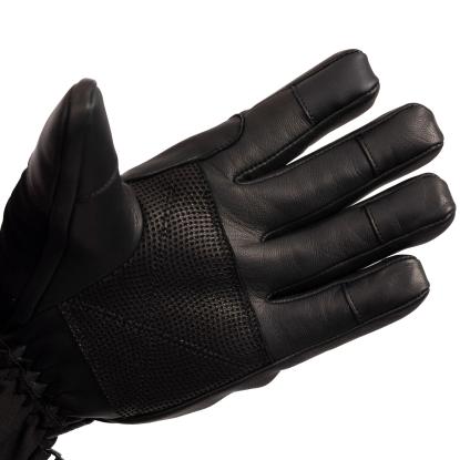 DLX EDONIA læder vandtætte skihandsker, unisex, sort