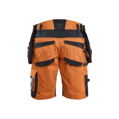 Blåkläder 1972 striker håndværkershorts med stretch, rust/sort 
