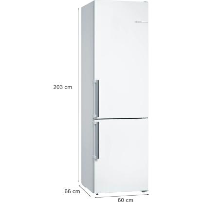 Bosch KGN39VWEQ fritstående kølefryseskab, 279 + 89 liter