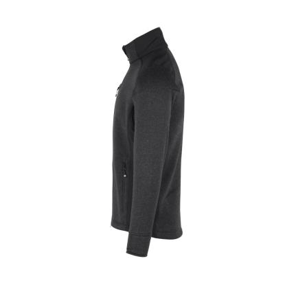 ID 0850 cardigan, strikfleece, grafit melange