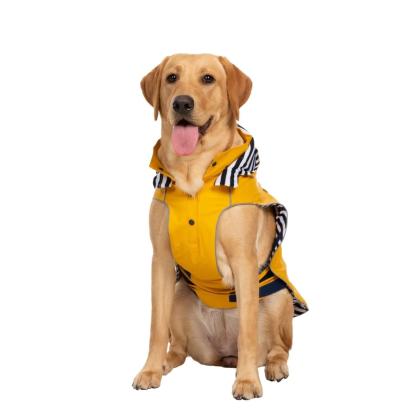 Trespaws SEADOG regnjakke til hunde, gul