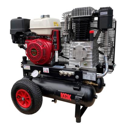 KGK Agri 110 benzin kompressor GX390, 10 bar, 11,0 HK, 2 x 11 liter