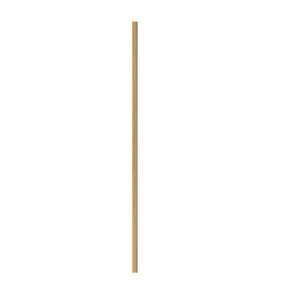 I-Wood afslutningsliste til akustikpanel, klar olieret, brun filt og lys kerne, egefiner, 16 x 42 mm