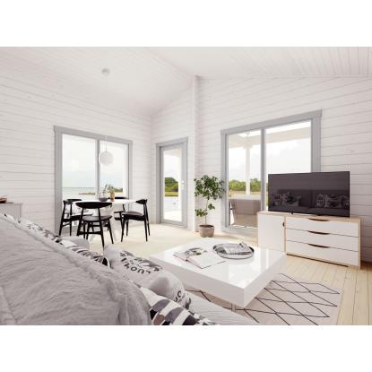 Luoman Lillevilla Merihanhi havehus med hems og stor terrasse - 26 + 22 m²