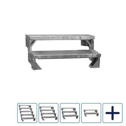 DOLLE Gardentop terrassetrappe med hultrin
