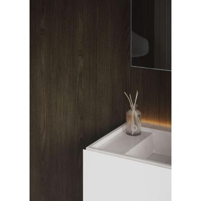 Fibo Wood vådrumspanel, 10 x 600 x 2400 mm, dark wood