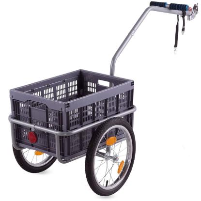 Cykelanhænger med aftagelig transportkasse, maks. 50 kg