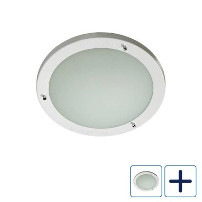 Armaturhantverk Tjörn plafond, IP44, hvid